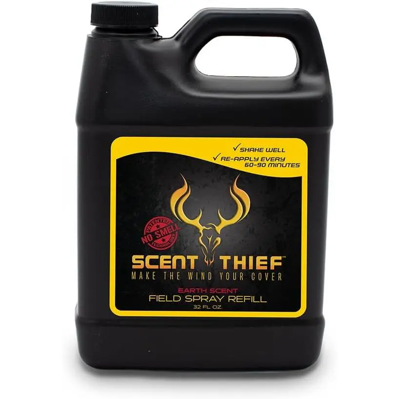 Scent Thief Deer Hunting Accessories 32oz. Field Spray Refill, Acts As A Deer Scent Blocker and Eliminates Animal's Ability to Smell, Acts As Scent Blocker
