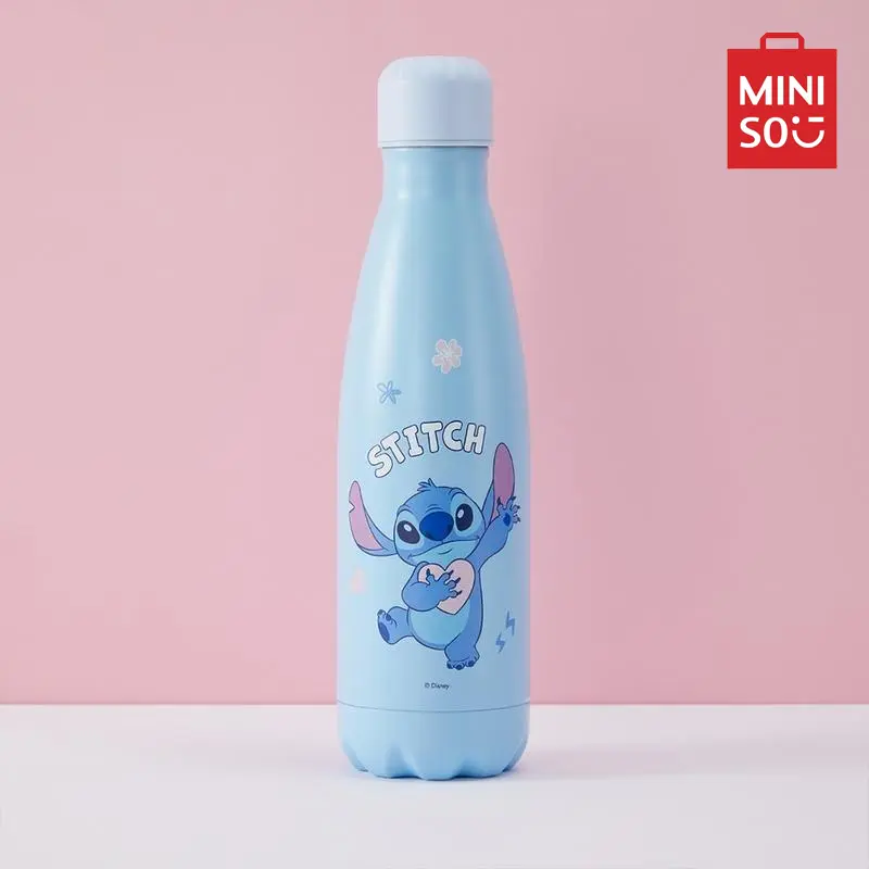 [Back to school] Disney Stitch Series Coke Bottle Thermos (500mL / 17oz) - Keeps Drinks Hot or Cold for Hours! Cute Blue Stitch Drinking Bottle, Novelty Shape, Birthday Gift,cozyvibes