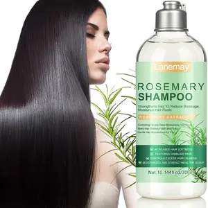 Biotin & Rosemary Shampoo With Shea Butter & Rice Water, Strengthens Hair Roots & Reduces Breakage, Gently Cleanses While Nourishing Scalp, Ideal For Damaged Hair & Growth Stimulation, Volume Repair Shampoo, Thinning Hair Shampoo