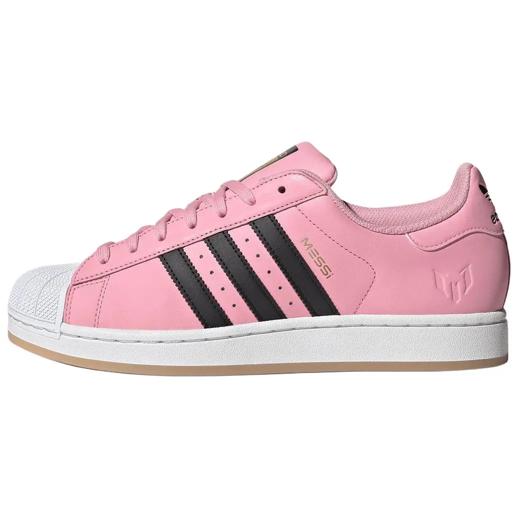 Lionel Messi x adidas Superstar Casual Sports Shoe, Inter Miami CF Sneaker, Men's Athletic Footwear