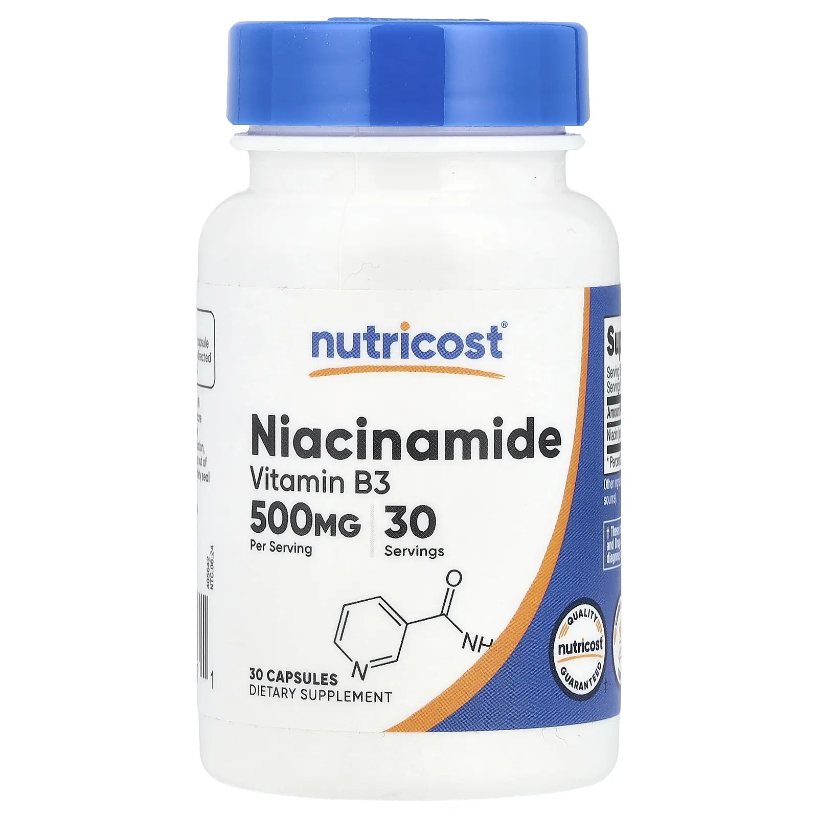 Nutricost Niacinamide, 500 mg, 30 Capsules Nutricost Niacinamide, 500 mg, 30 Capsules