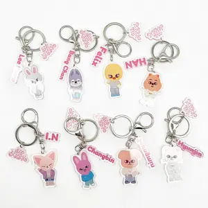 1 Piece,Skz Kpop Keychain, Cute Cartoon Anime Key Chain, Cute Charms Keychain, Bag Charm, Car Home Decor, Fashion Accessory, Hwanghyun Felix Bangchan Changbin Han Seungmin in Leehnow, Birthday Gift,Celebrity Merchandise