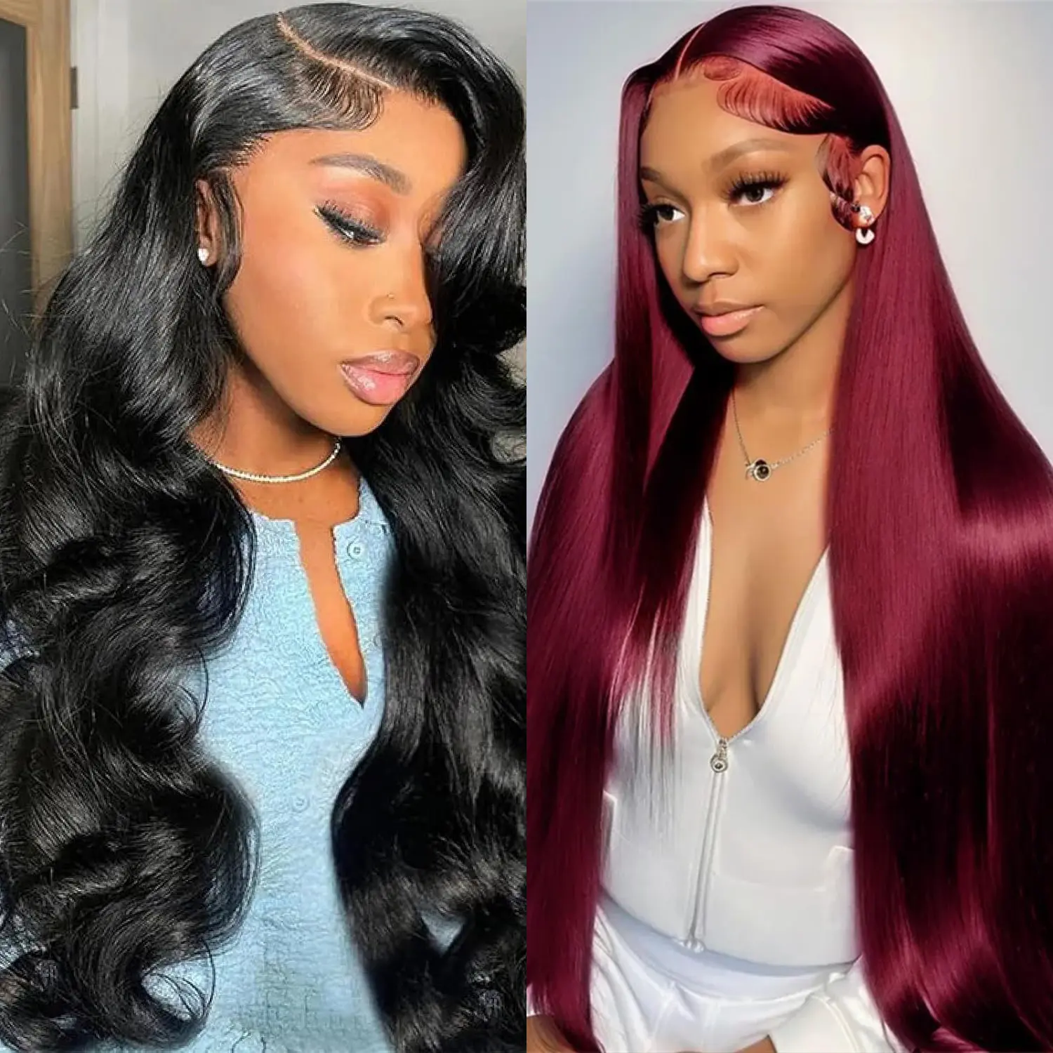 [Combo sale 28"&22"] Two wig" 28 Inch 13x4 body wave Hair Lace Front Wigs +22 Inch Body wave Honey Blonde Human Hair Hair Pre Plucked HD Transparent Lace Frontal Human Hair Wigs 180% Density With Baby Hair wig pre