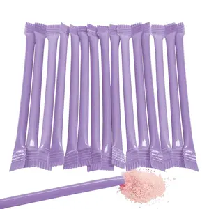 6" Purple Grape Flavor Candy-Filled Straws - 240 Pc.