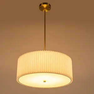 CNCEST Adjustable Luminous Charm Pendant Lamp - Elegant Round Modern Decorative Interior Ceiling Light, Ideal for Housewarming Home Use (Without Light Source)