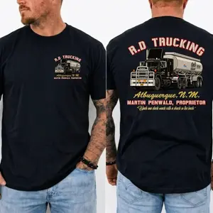 R.D Trucking Shirt, Convoy Movie Tee, Vintage Trucker Graphic T-Shirt, Gift For Him, Made In USA