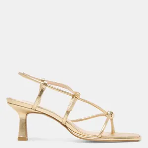 Dolce Vita MYLEE HEELS GOLD DISTRESSED LEATHER
