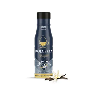 Dolcezza by Alluluv Vanilla Flavored – All Natural, Allulose Low‑Calorie Syrup, Keto & Diabetic-Friendly, 1 g Sugar per Serving, Plant‑Based, No Aftertaste, No Stevia – 12 oz (12 fl oz, Vanilla)