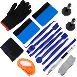 Window Tint Kit, Professional  Easy-to-Use Window Tinting Tools for Car or Home - Includes Tint Squeegee, Felt Squeegee, and Cutting Knife for Window Film Installation