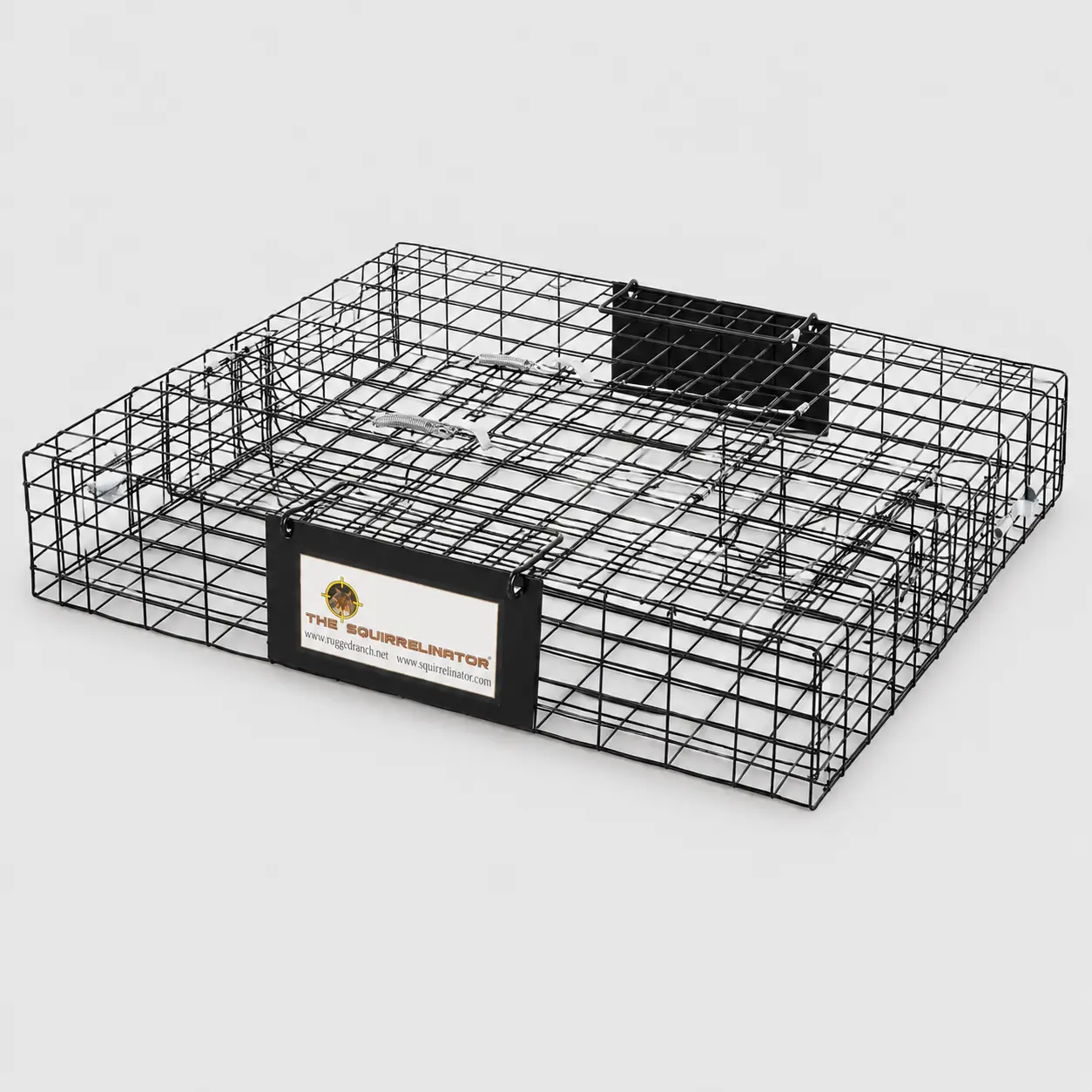 Rugged Ranch SQRTO Squirrelinator trap Multi-Catch Humane Squirrel Cage - Farm & Garden Squirrel Infestation Control for Yds, Barns