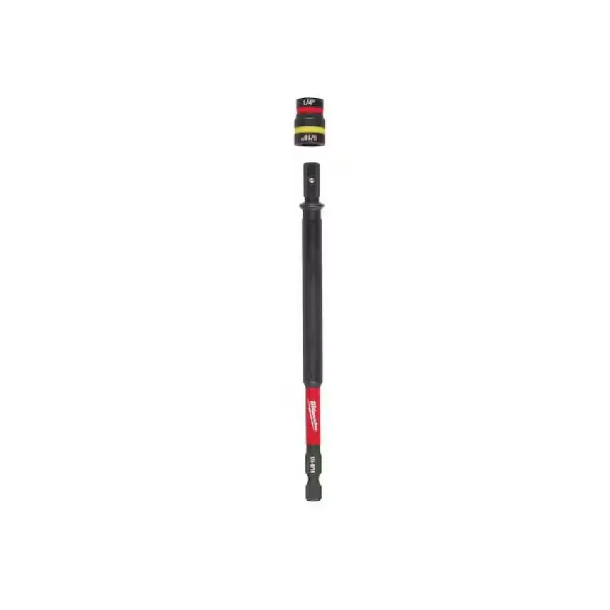 Milwaukee SHOCKWAVE Impact Duty 1/4 and 5/16 x 6 in. QUIK-CLEAR 2 in 1 Magnetic Nut Driver