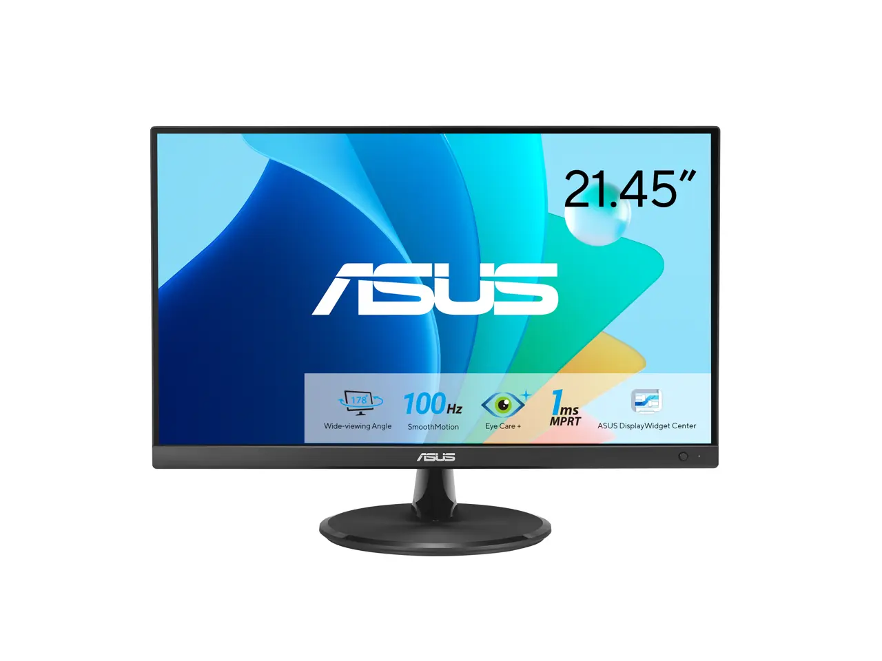 ASUS 22 inch (21.45" viewable) Full HD 100hz with Adaptive-Sync 1ms Low Blue Light, Flicker-Free LCD Computer Monitor for both work and causal gaming with HDMI & VGA ports VP227HF