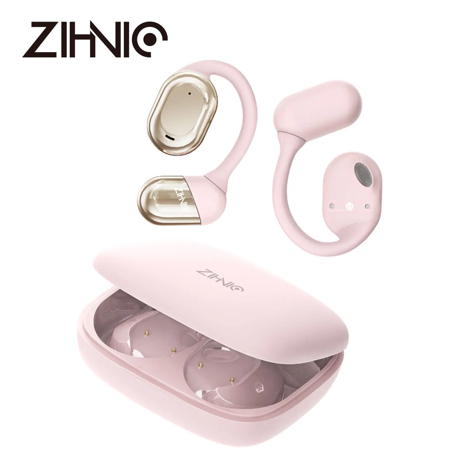 ZIHNIC ZN-S05 Wireless Open-Ear Headphone,V5.4 Earphones ,Fashionable Earbuds,IPX5 Water Proof,Wireless Gaming Headphones,HIFI Sound Quality Music Ear