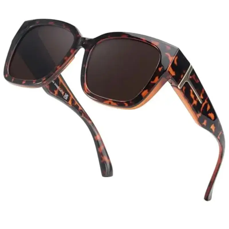 tortoise  frame grey lens 