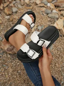 Women's Summer Wedge Sandals, Mid-Heel Comfort Shoes, Thick Sole High Heels, New European Style Fashion Footwear