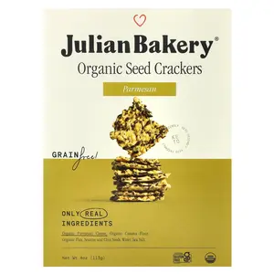 Julian Bakery Organic Seed Crackers, Parmesan, 4 oz (113 g)