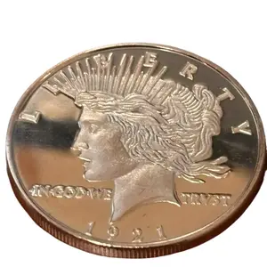 Liberty Copper Round - 1 oz. Coin with "In God We Trust" Inscription