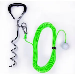 Swing Trainer Tool for Clubs, Drivers & Irons - Backyard Practice Golf Accessories with Real Ball, 50ft Ball Flight Feedback