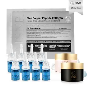 【JSNR Official】 3-Step Skin Reset System | Deep Clean Corn Exfoliating Cream · Fresh Freeze-Dried Renewal Ampoule · Seaweed Deep Moisture Cream | For dull, rough, tired skin | Gentle, hydrating, barrier-friendly 16-Week