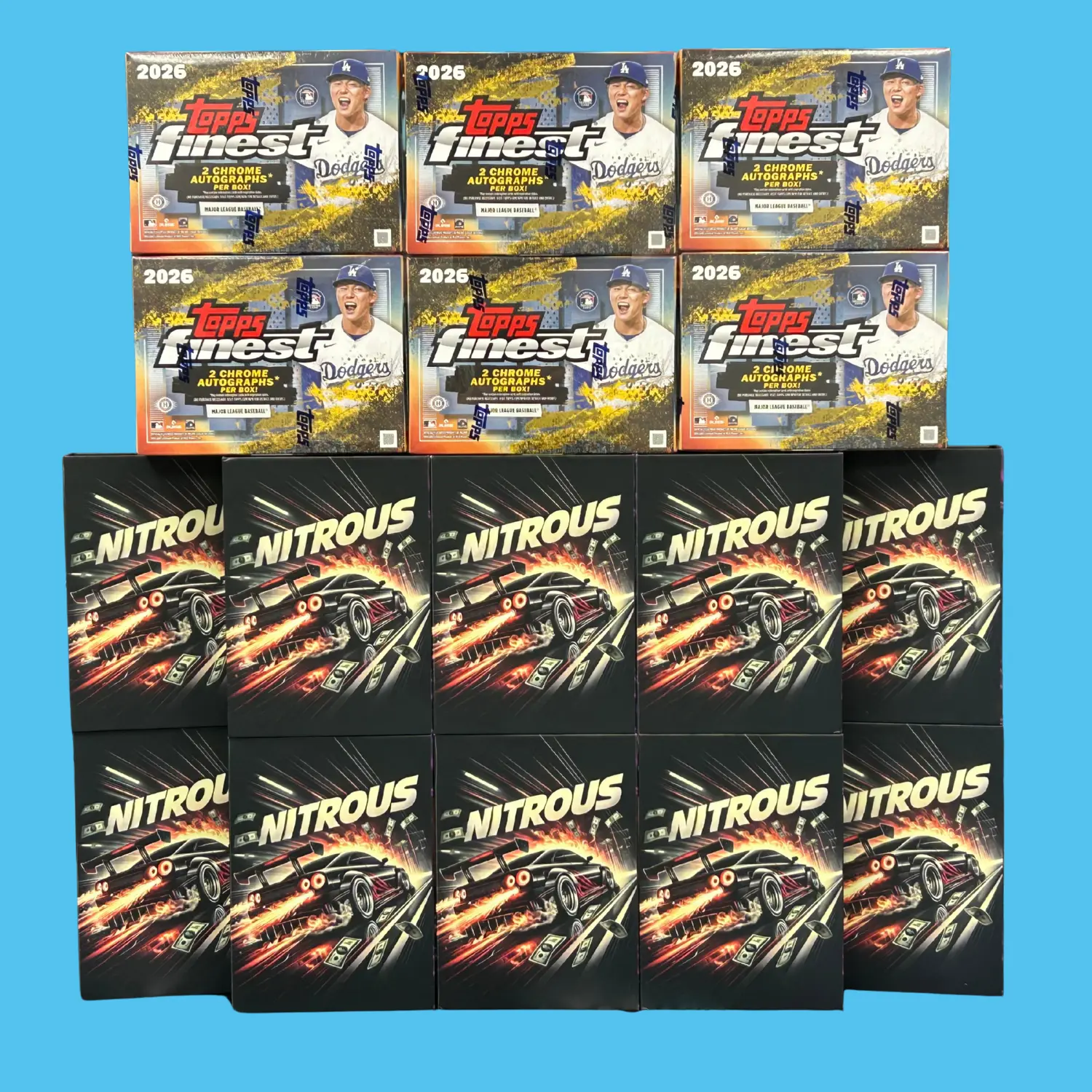 Break 1432: 2026 Topps Finest Nitrous Mixer Break MLB Baseball Pick Your Team Sports Card Packs