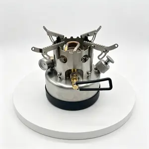 Fierce Flame Alcohol Gasification Stove, Integrated Mini Energy-Saving Camp Stove for Outdoor Camping Cooking