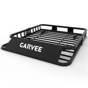 Garvee Universal Roof Rack Basket – 51" x 36" Heavy Duty Cargo Carrier, 200 lbs Capacity – Durable Car Top Luggage Holder for SUVs, Trucks, and Vehicles
