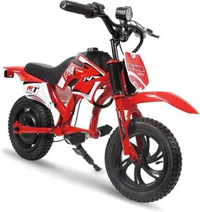 C6 Electric Motorbike for Kids – Top Speed 10 MPH, 7.5 Miles per Charge, 200W Power, 12" Tires, Supports 110 lbs, Aluminum+Steel+ABS, Color Choice
