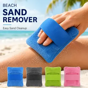 Beach Sand Remover Bag – Reusable Soft Sand Cleaning Pouch for Beach & Travel