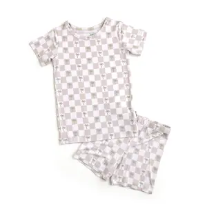 Beau Palm Tree TWO PIECE - SHORTS Bamboo Toddler Kids Fashion Shorts Shirt Gigi and Max Baby Boy Clothes Baby Clothing