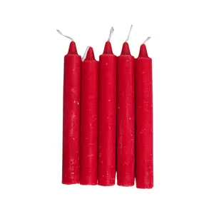 SPELL CANDLE RED 6" INCH