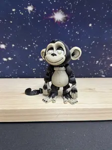 Large 100% 3D Printed Hanging Monkey Fidget Stress Relief stress relief