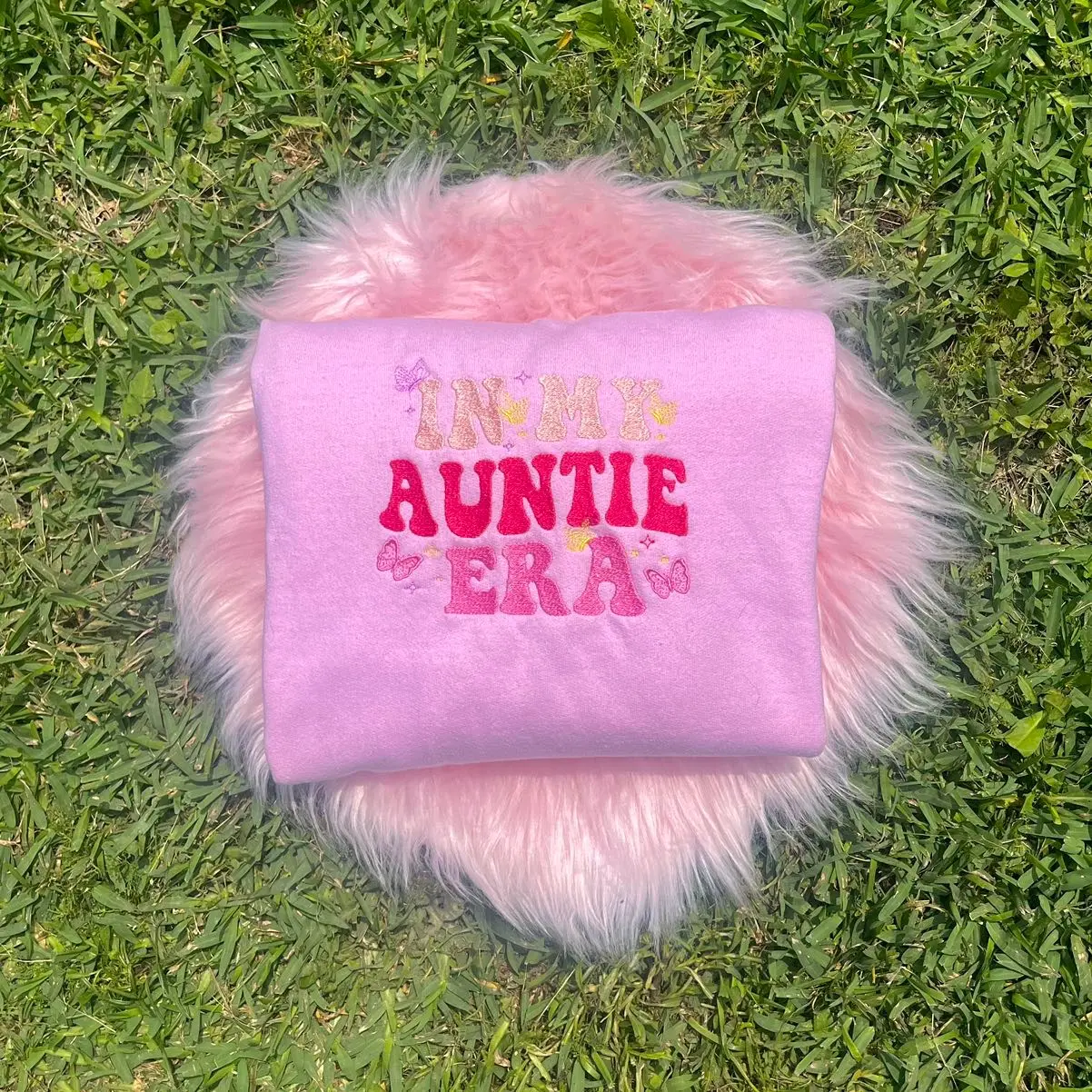 Embroidered Auntie Era Sweater
