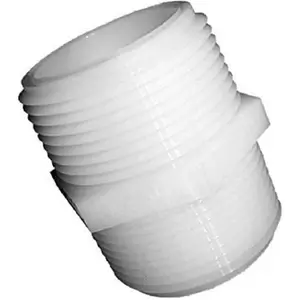 212 MAIN Anderson Metals 53622-12 0.75 in. Nylon Hex Nipple Hex Fittings - Pack of 5