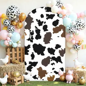 Wedding Arch Stand Cover, Birthday Party Festival Decoration, Polyester Elastic Stretchy Backdrop Prop, Wedding Arched Backdrop for Banquets (no Shelf Balloon)