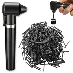 Black Electric Pigment Agitator Kit with 100 Sticks, Color Mix Tool for Tattoo Supplies, Beauty & Personal Care, Cosmetics Products