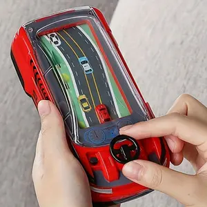 Car Adventure Game Machine, 1 Box Handheld Car Adventure Game Console, Manual Puzzle Simulation Racing Machine, Thinking Training Toy for Kids, Portable Game Console