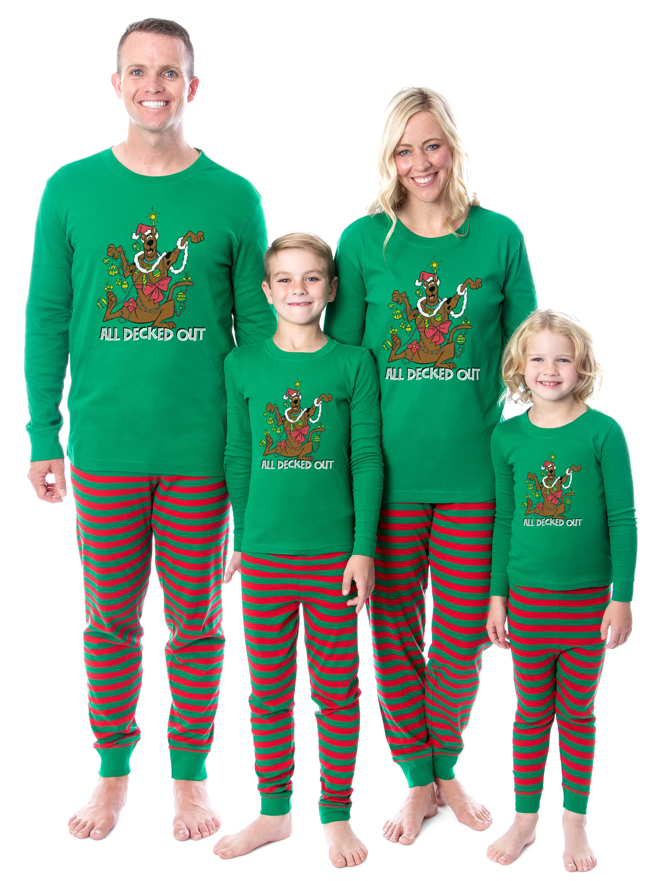 Scooby-Doo Christmas All Decked Out 2 Piece Long Sleeve Pajama Set