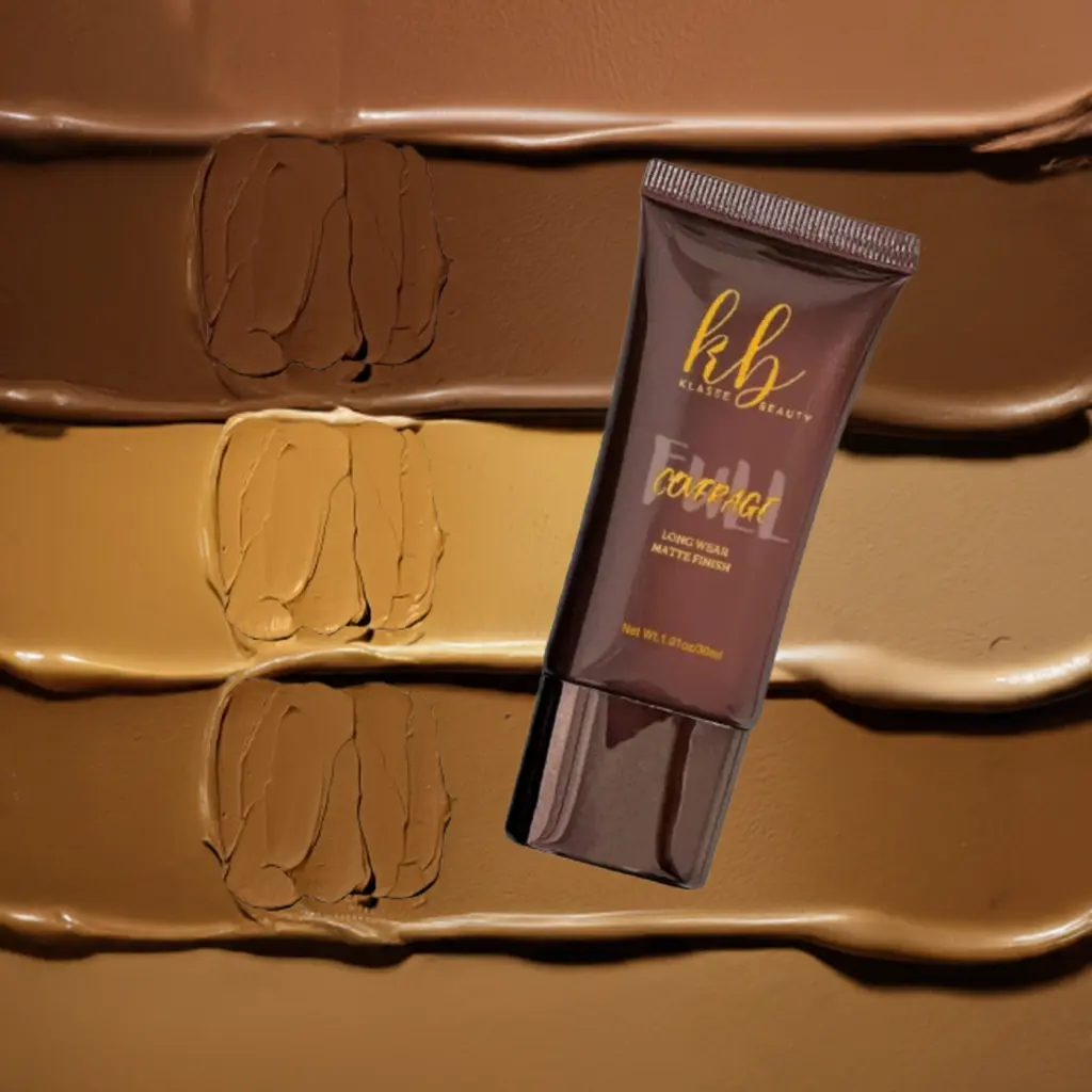 Klasee Beauty Best Matte Foundation for Soft Focus Look and Glowing Skin, Long-Lasting Makeup Coverage for 24 Hours