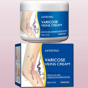 JAYSUING Varicose Veins Cream, 50g Body Moisturizer for Leg Circulation Enhancement, Soothing Pain Relief, Hydrating Support (Ideal for Post-Exercise Care)