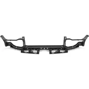 Upper Radiator Support Compatible with 2008-2014 Dodge Challenger Replacement for 5028743AE CH1225268 Upper Tie Bar Assembly Electrophoresis Steel Plastic Black