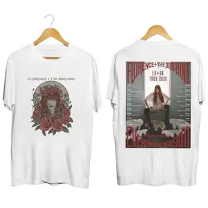 2026 Florence and The Machine Concert Tee - Vintage Indie Rock Graphic Shirt Cotton Fit