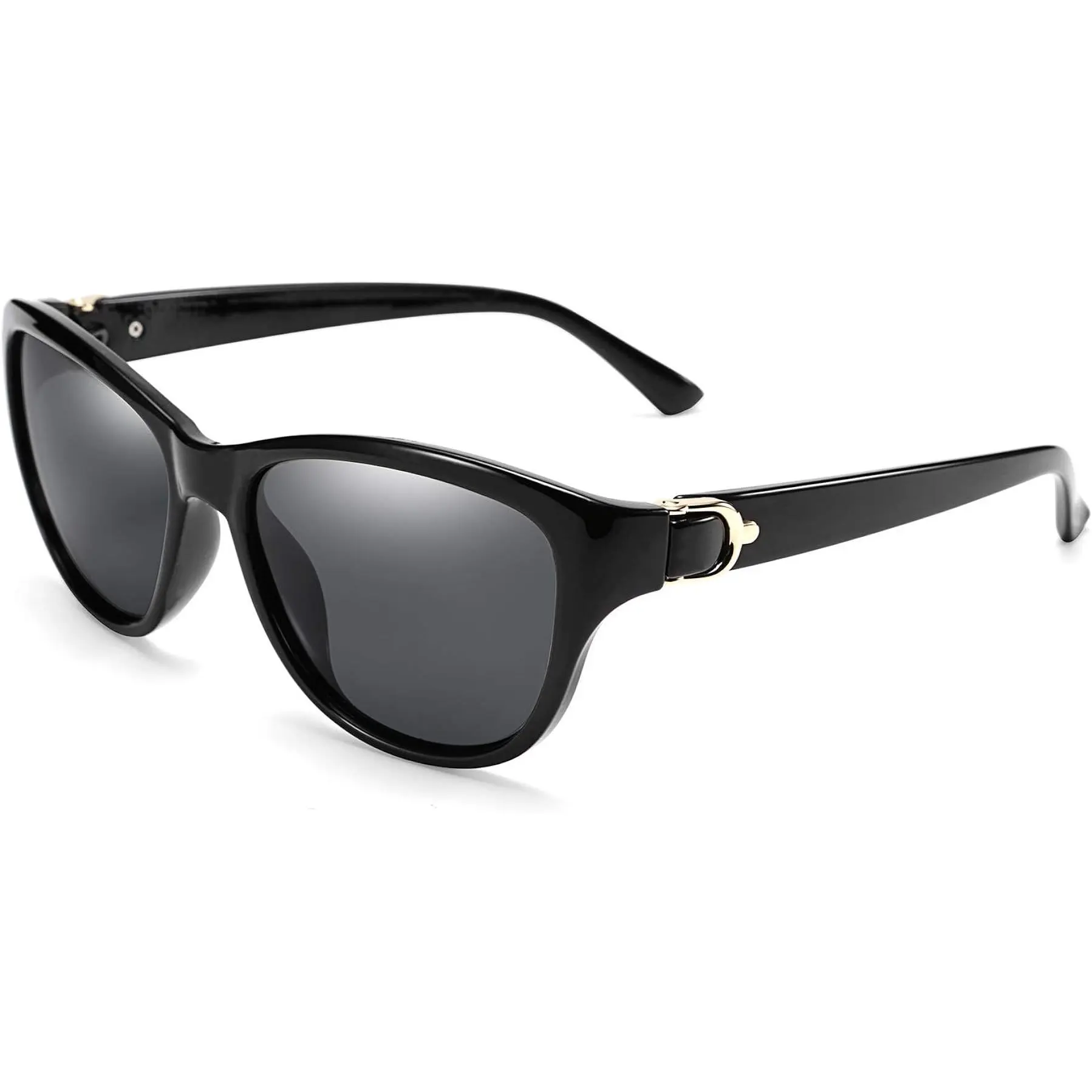 FEISEDY Women Vintage Polarized Sunglasses Lady Elegant Cateye Sun Glasses B2476