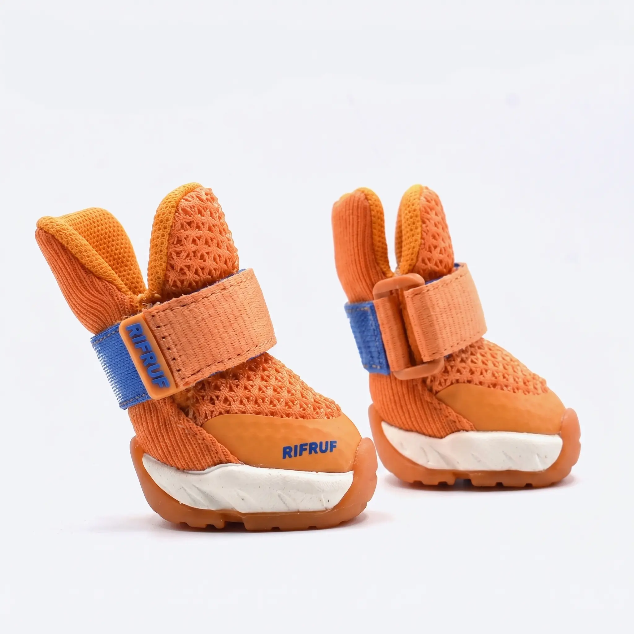 Rifruf Premium Custom Caeser 2 Dog Boots | Front or Rear Pair (2 Boots) | Order Front & Rear Pairs for Complete 4-Boot Set | Waterproof | Sizes 0-7