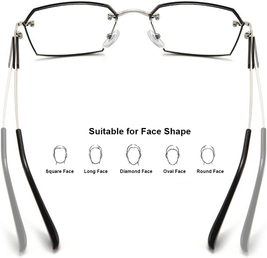 Auto-Adjusting HD Reading Glasses, Computer Anti Blue Light UV Ray Filter Eyeglasses