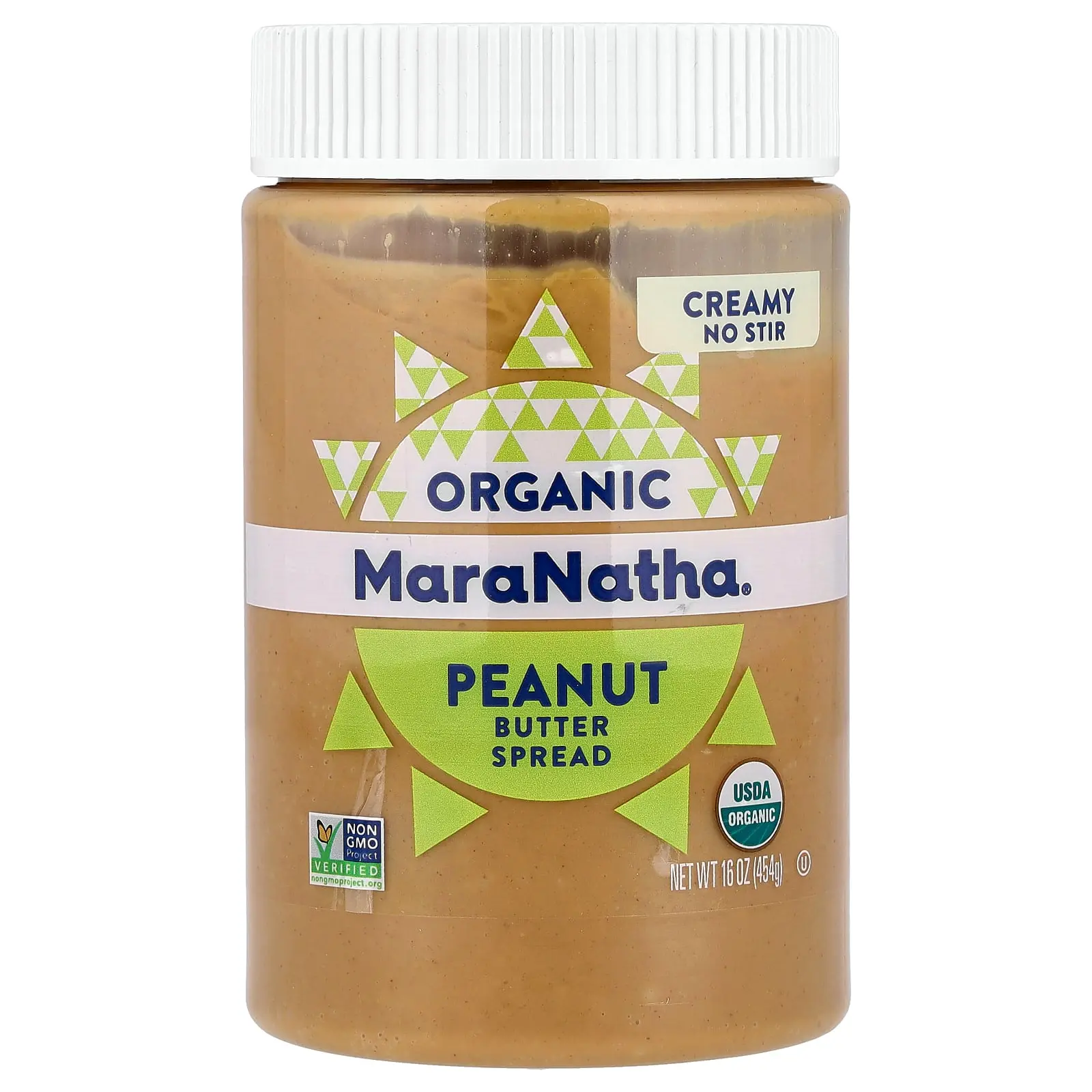 MaraNatha Organic Peanut Butter Spread, Creamy, 16 oz (454 g)