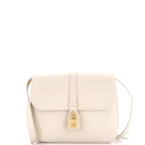 Pre-owned Celine material Messenger Bags Folco Bag Triomphe Coated Canvas Medium by Rebag