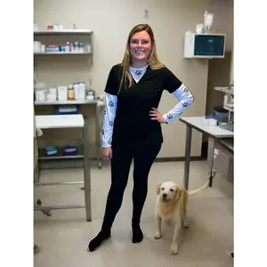 Animal Paw Print Under Scrub