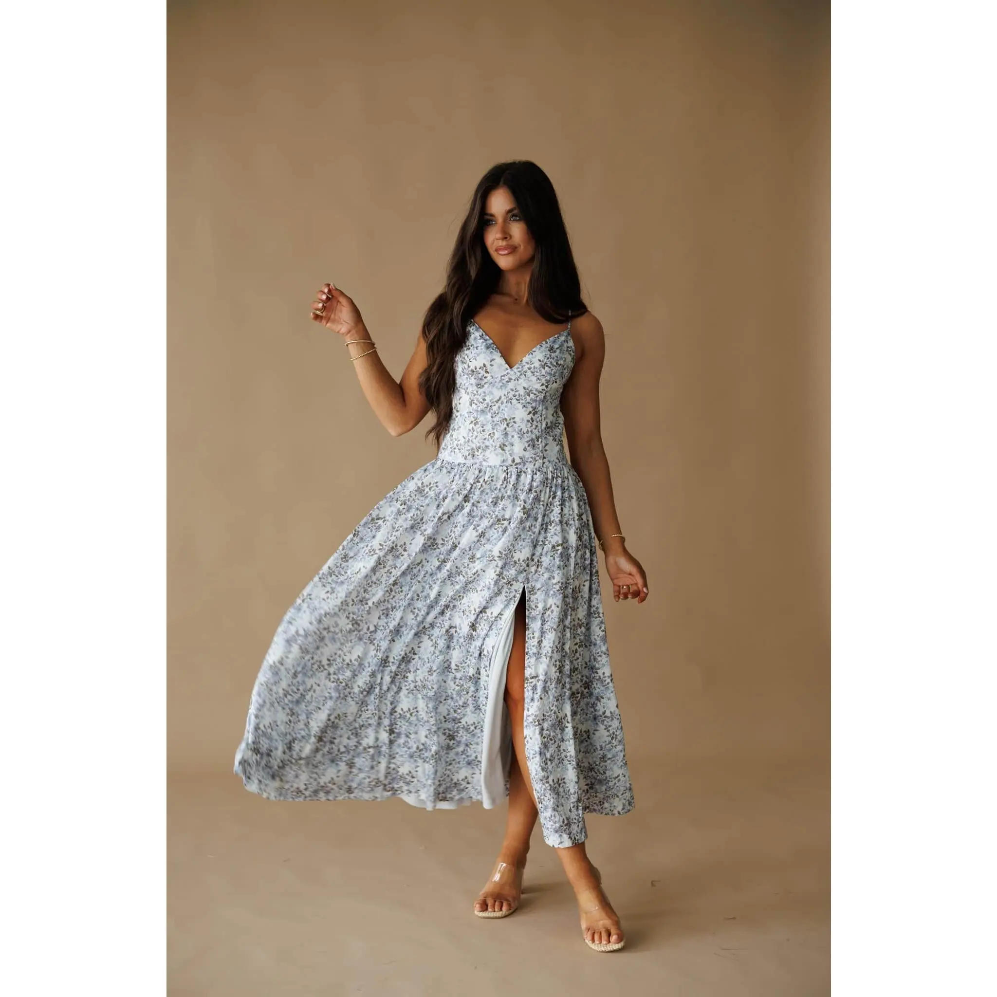 Monet Garden Midi Dress