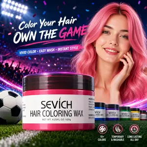 Sevich Temporary Hair Color Cream Quick Change Color Technology Formula 120g Matte Non-Sticky Hair Clay for Easy 3-Minute Styling and Clean Removal