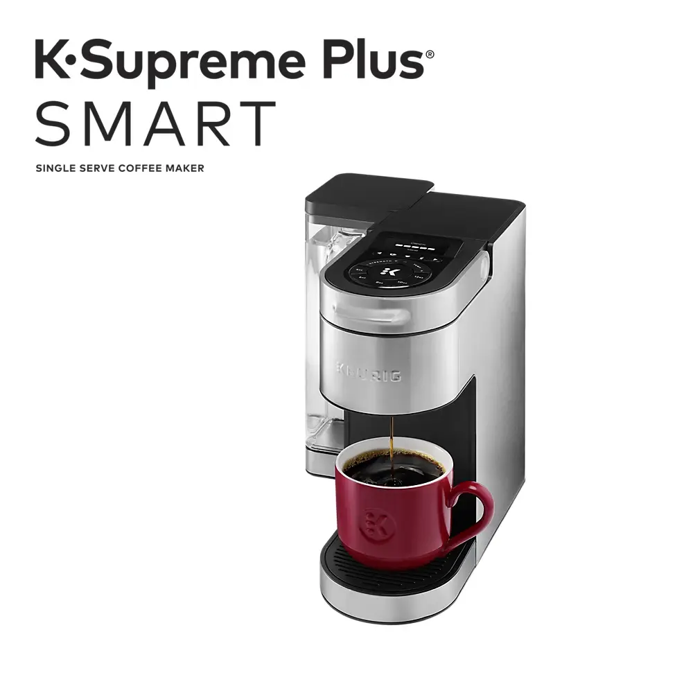 Keurig K-Supreme Plus SMART Single Serve Coffee Maker - Remote Brew, Customized Brew Settings, Make Iced and Hot Coffee